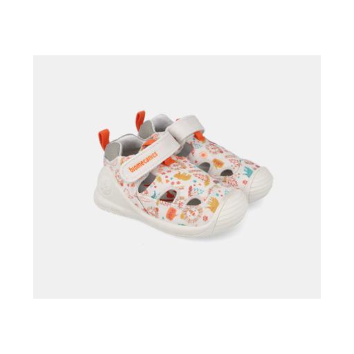 Sandalias infantiles Biomecanics estampadas multicolor [0]