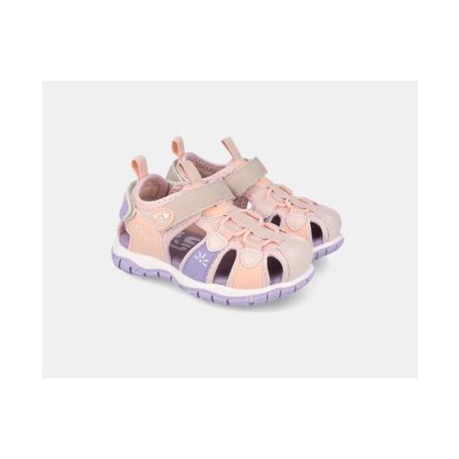 Sandalias deportivas para niña rosa y lila [0]