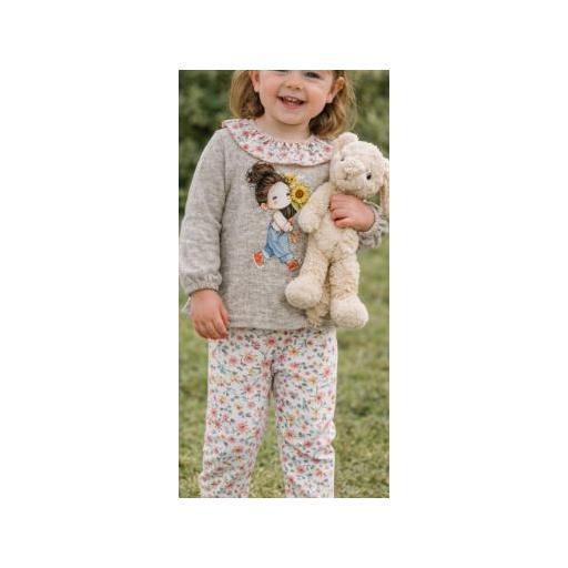 CONJUNTO PUNTO NIÑA FLOR