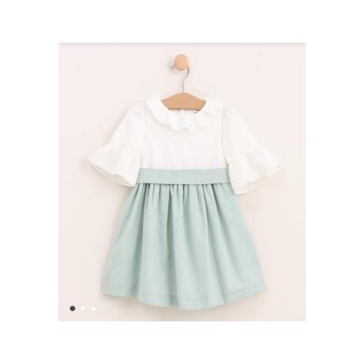 Vestido manga francesa