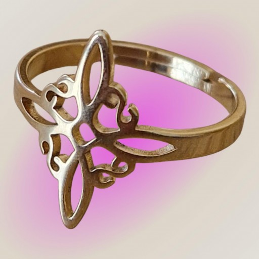 ANILLO NUDO DE BRUJA (DORADO)