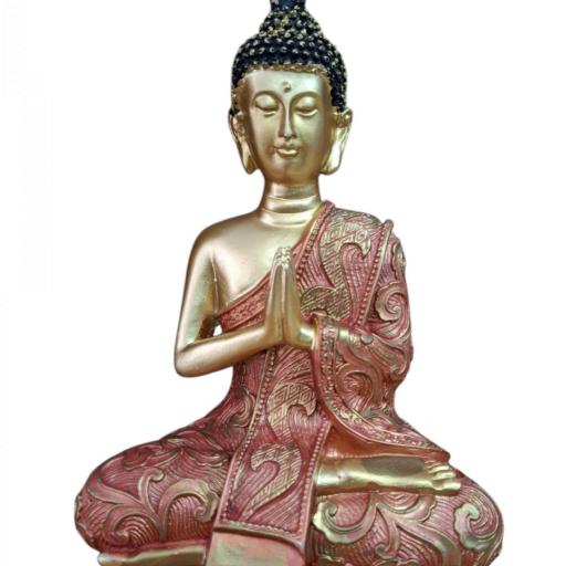 FIGURA DE RESINA EN FORMA DE BUDA GAUTAMA.