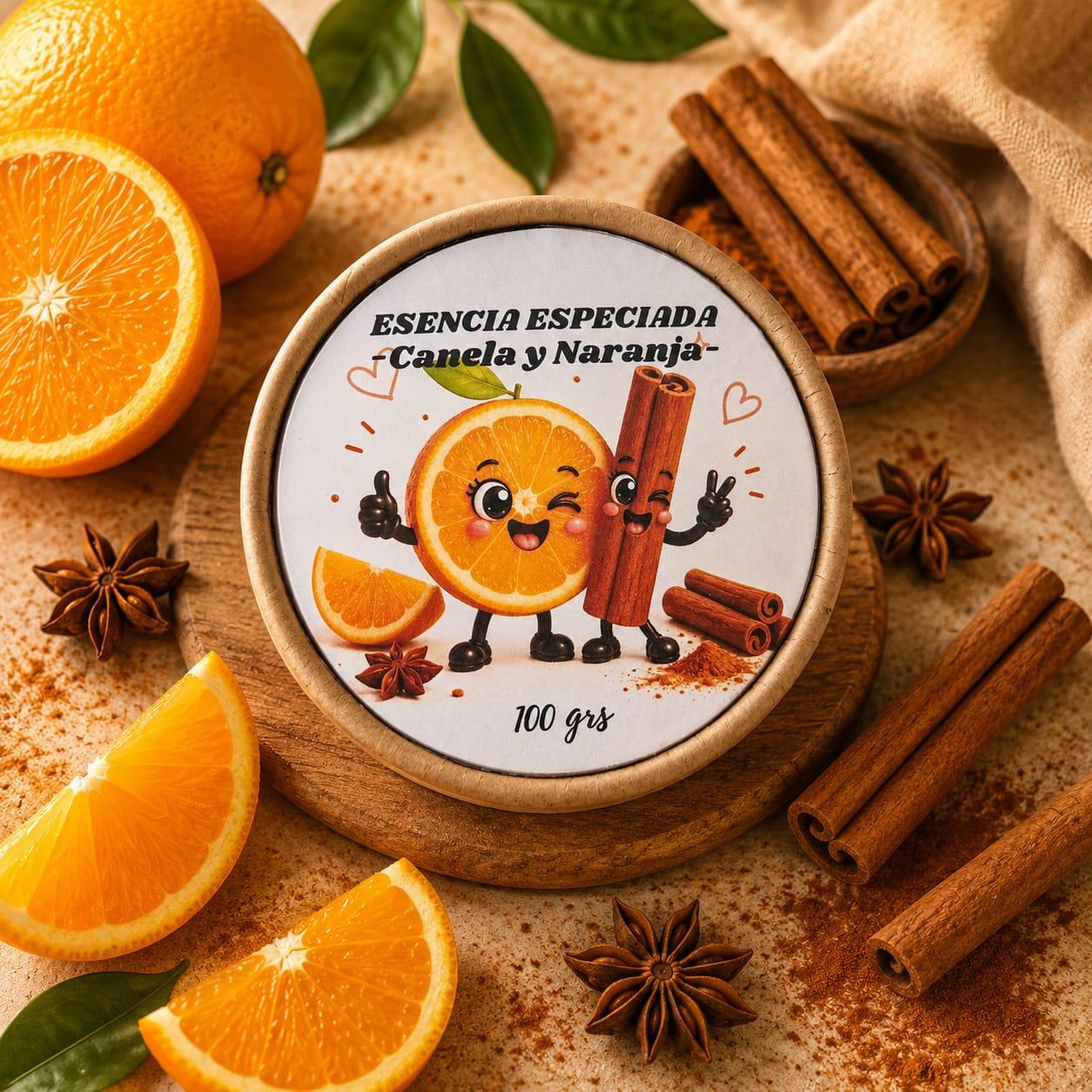 MARIMELS ESENCIA ESPECIADA( WAX MELTS ) Canela y Naranja