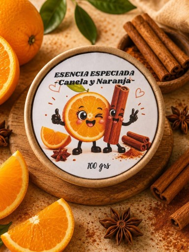 MARIMELS ESENCIA ESPECIADA( WAX MELTS ) Canela y Naranja 