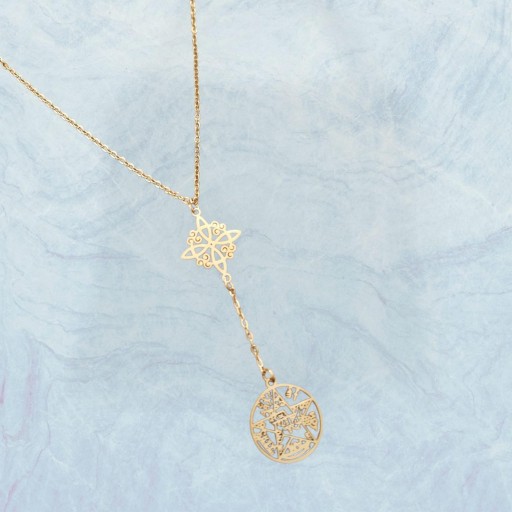 COLLAR DOBLE PROTECCIÓN ( DORADO )