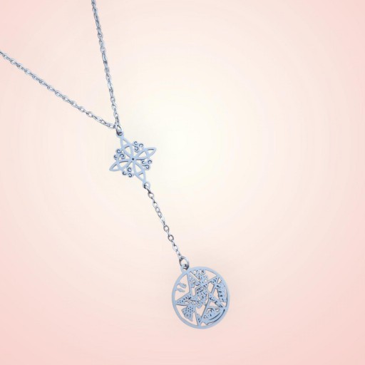 COLLAR DOBLE PROTECCIÓN ( PLATEADO )