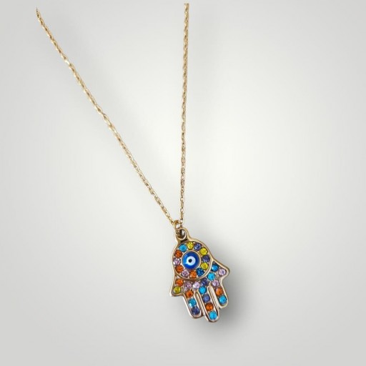 COLLAR MANO DE FATIMA ( DORADO )