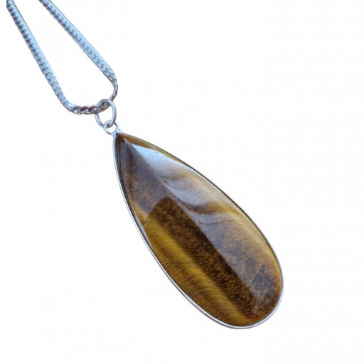 COLLAR OJO DE TIGRE LAGRIMA [1]