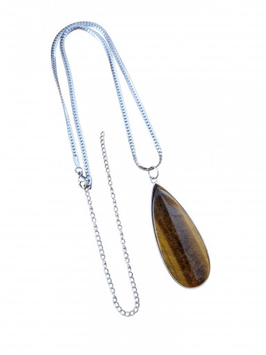 COLLAR OJO DE TIGRE LAGRIMA