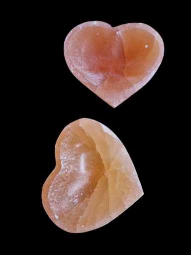 CORAZON DE SELENITA NARANJA  [2]