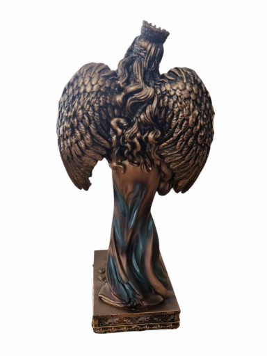 ​FIGURA EN RESINA DE "DIOSA DE LA FORTUNA" CON ALAS AZUL [1]