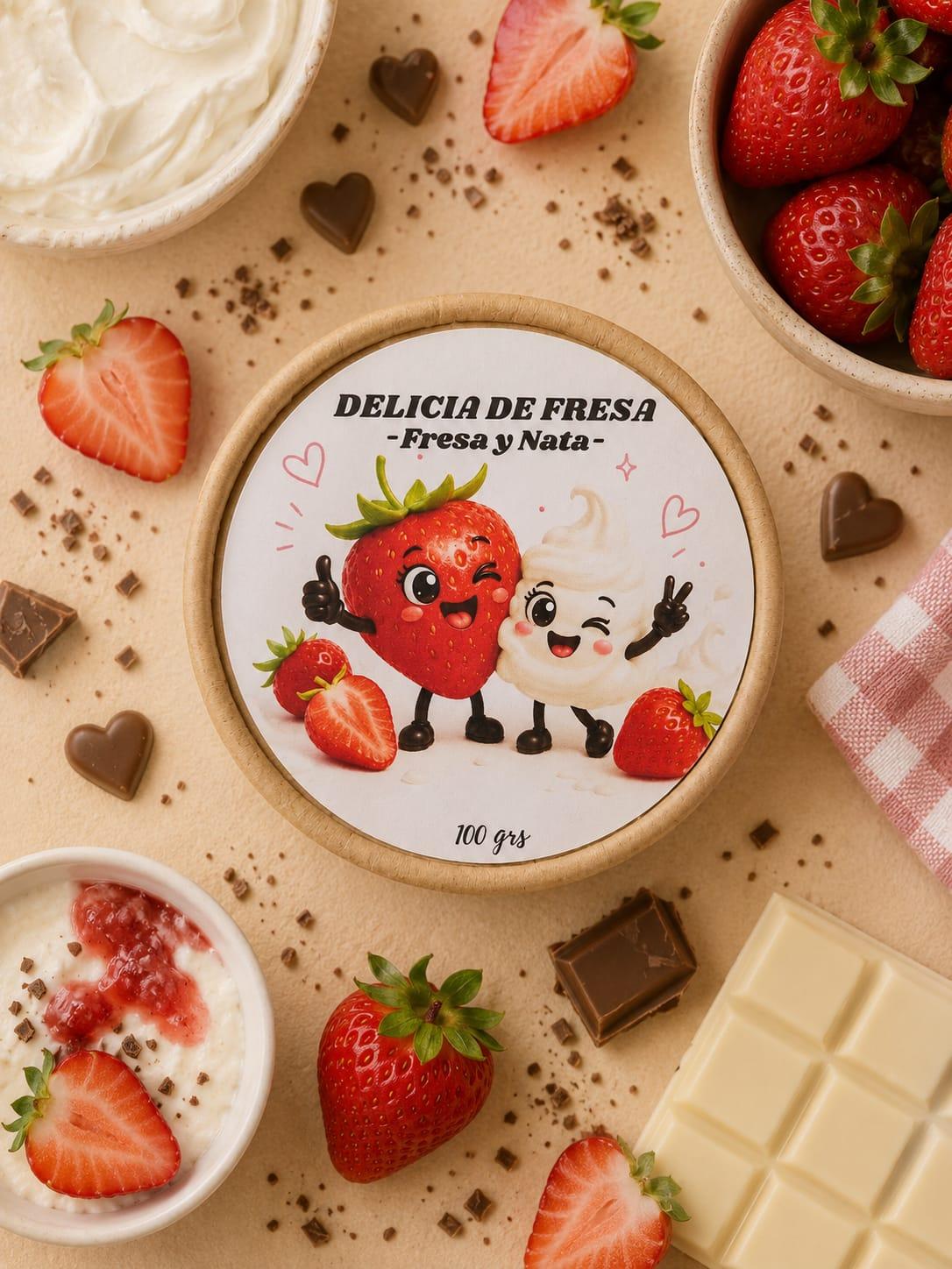 MARIMELS DELICIAS DE FRESA ( WAX MELTS ) Fresa y nata