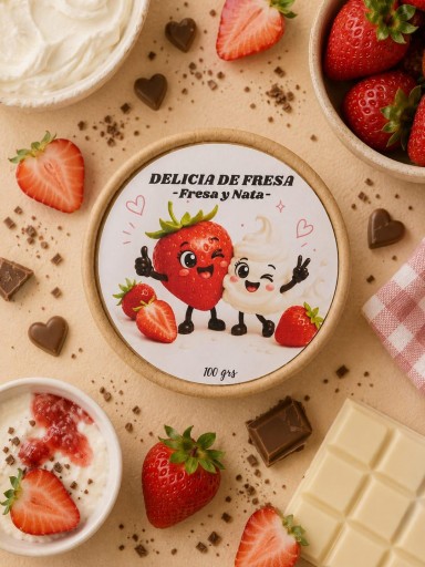 MARIMELS DELICIAS DE FRESA ( WAX MELTS ) Fresa y nata 