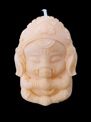 VELA GANESA ARTESANAL ( NARANJA )