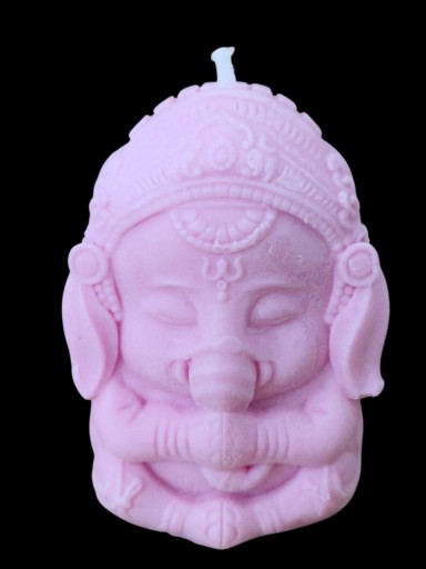 VELA GANESA  ARTESANAL ( ROSA )