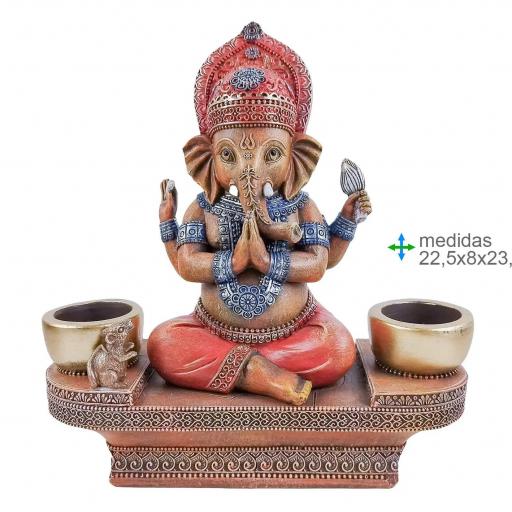 Portavelas Ganesh 