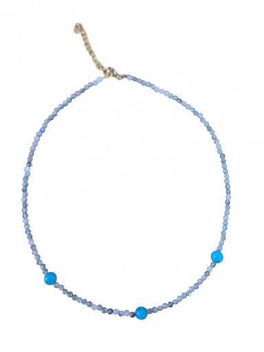 GARGANTILLA AGUAMARINA MUSGO