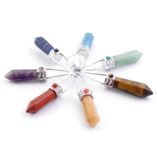  GENERADOR DE ENERGÍA  CON PIEDRAS DE LOS CHAKRAS.