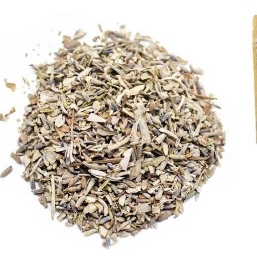 SALVIA BLANCA CON LAVANDA ( HIERBAS )