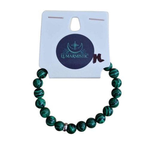 PULSERA DE MINERAL MALAQUITA [0]