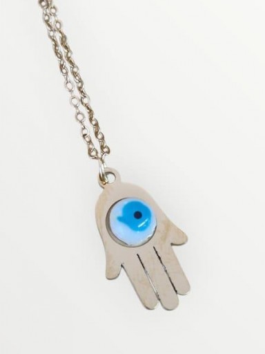 COLLAR MANO DE FATIMA CON OJO ( DORADA) [0]