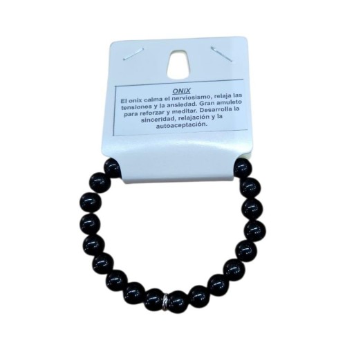 PULSERA DE MINERAL ONIX [1]