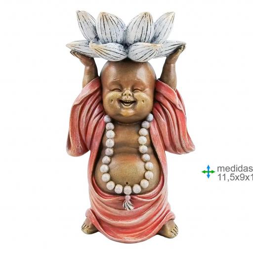 Porta Vela Buda con Flor de Loto