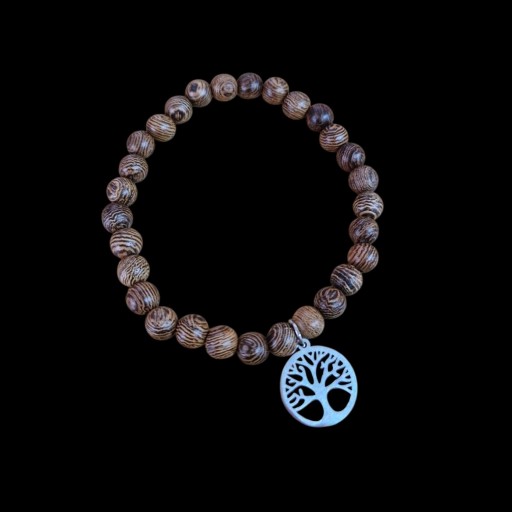 PULSERA PALO SANTO Y ÁRBOL DE LA VIDA  [0]