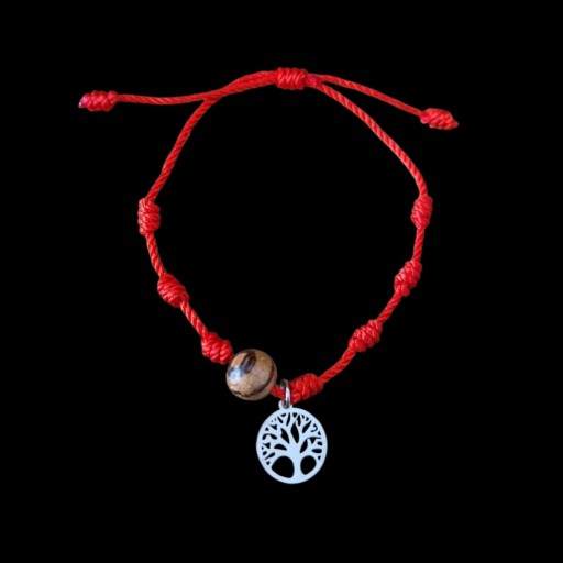 PULSERAS ROJAS SIETE NUDOS (ARBOL DE LA VIDA)