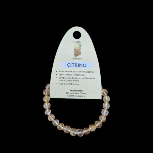 PULSERA DE MINERAL CITRINO  [0]