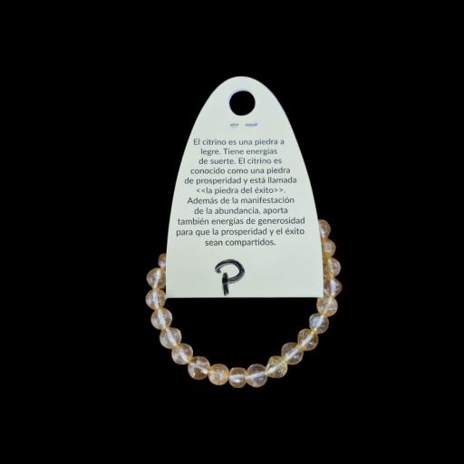 PULSERA DE MINERAL CITRINO  [1]