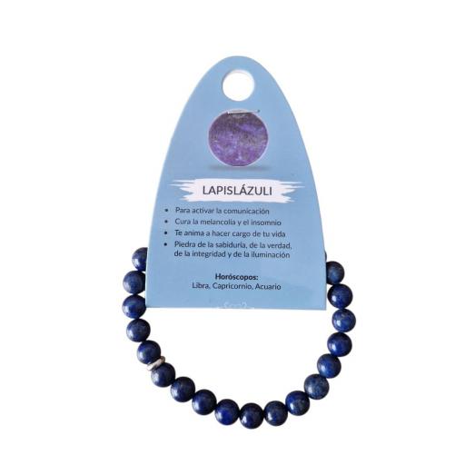 PULSERA DE MINERAL LAPISLÁZULI .
