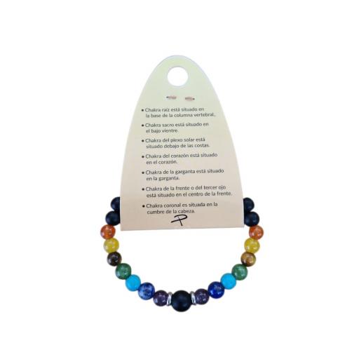 PULSERA DE MINERAL LOS CHAKRAS  [1]