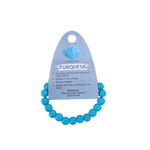 PULSERA DE MINERAL TURQUESA 
