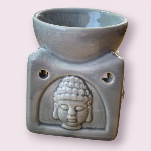 QUEMADOR CERÁMICO CABEZA BUDA (GRIS) [0]