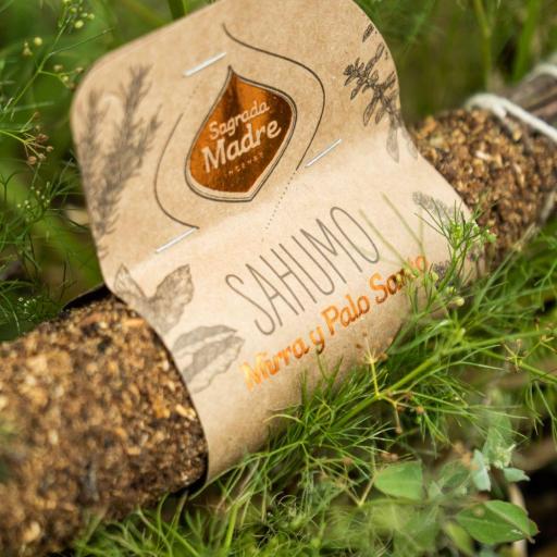 SAHUMO PALO SANTO Y MIRRA.