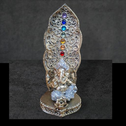 PORTA INCIENSO GANESH ( DORADO )