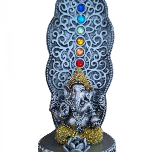 PORTA INCIENSO GANESH ( PLATA ) [1]