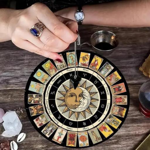TAPETE DE PÉNDULO DE TAROT.   [0]
