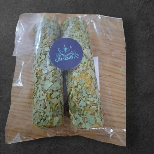 VELAS DE MIEL CON LAUREL ( 2 UND. ).