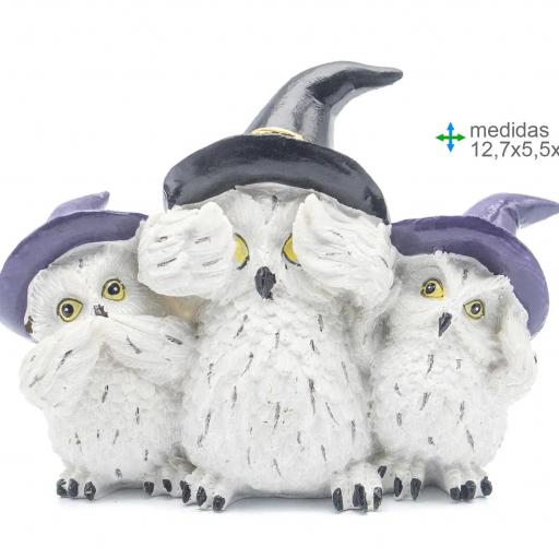 Búhos Juntos de Resina 