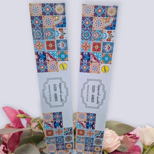 INCIENSO OUDH-AMBAR-10 STICKS .