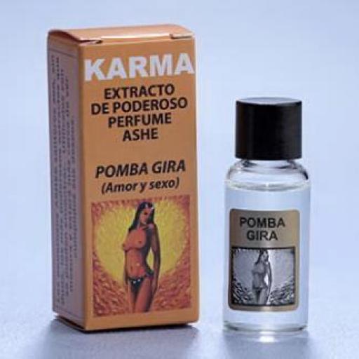 PERFUME ASHE POMBA GIRA 10 ml. (Para amor y sexo).