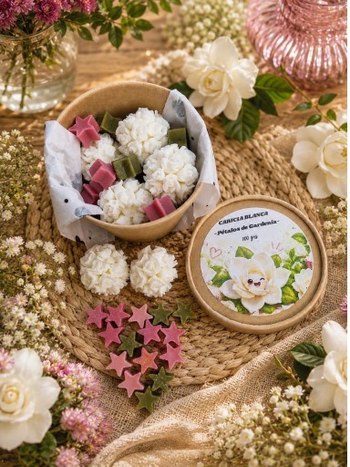 MARIMELS CARICIA BLANCA ( WAX MELTS ) Pétalos de Gardenia  [1]