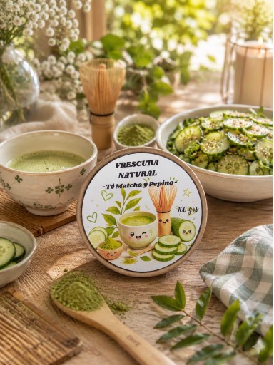 MARIMELS FESCURA NATURAL ( WAX MELTS ) Té macha y pepino