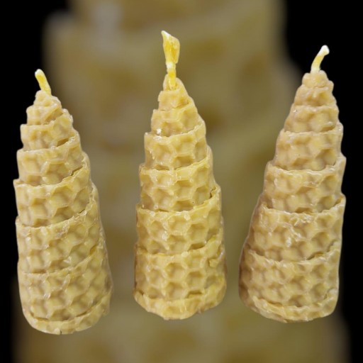 VELAS DE MIEL EN ESPIRAL