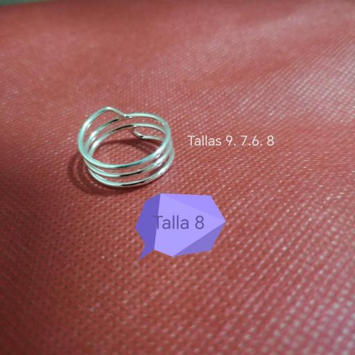 Anillos en plata con piedras en sirconitas 