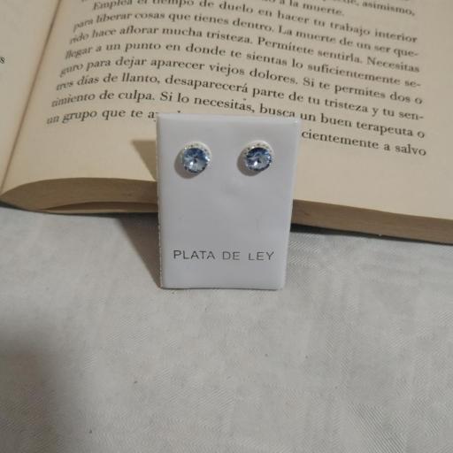 Pendientes plata  y cristal  [2]