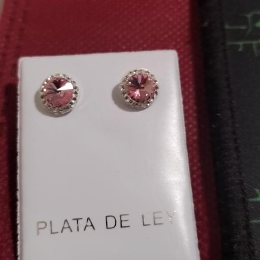 Pendientes plata  y cristal  [1]
