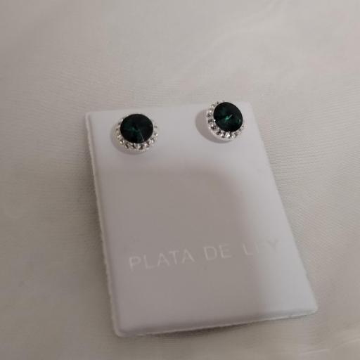 Pendientes cristal y plata  [2]
